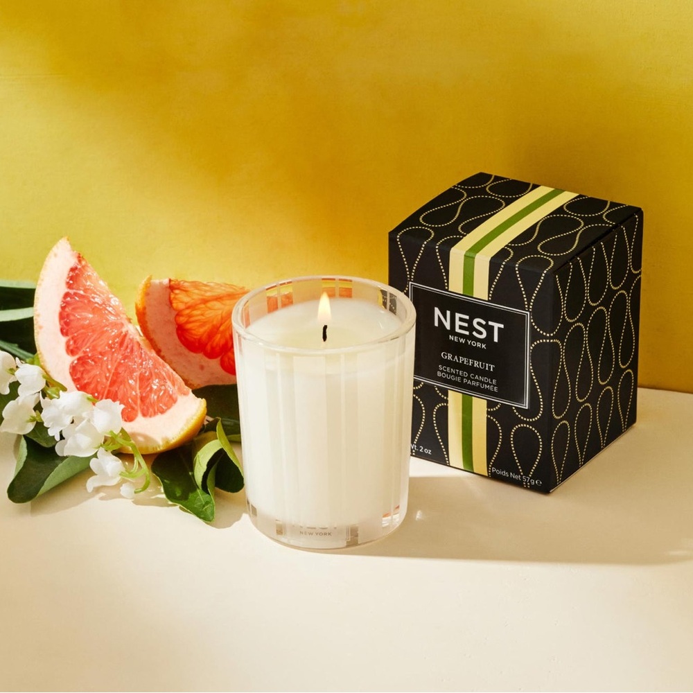 NEST New York Grapefruit Reed Diffuser+Votive Candle Bundle F/S NEW IN BOXES! - Picture 11 of 11
